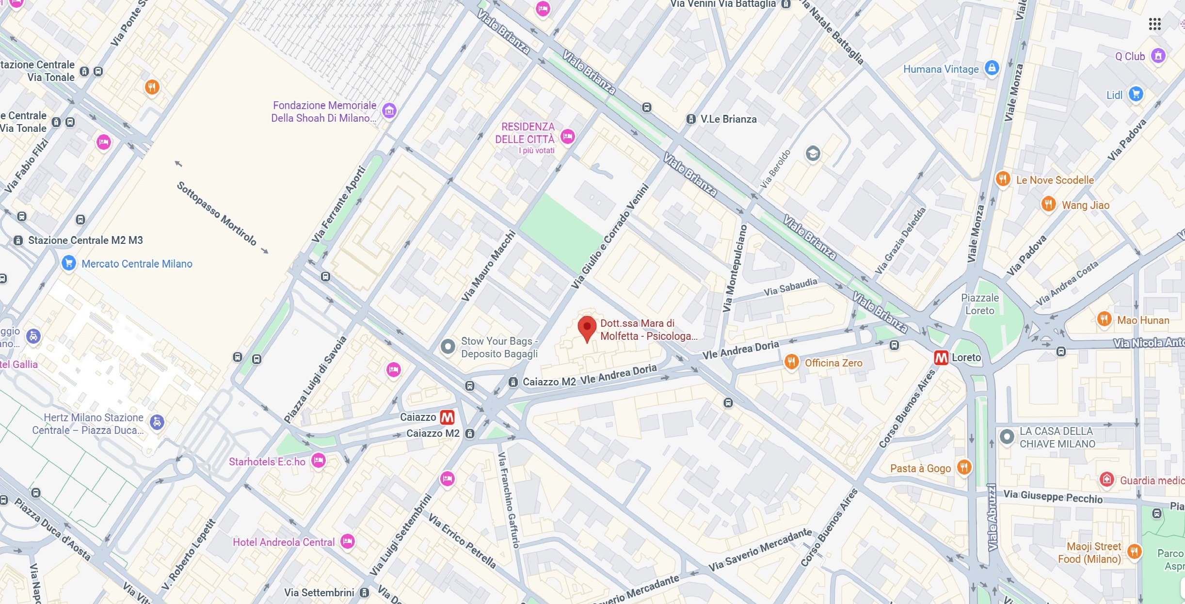 Anteprima mappa: Mappa Milano